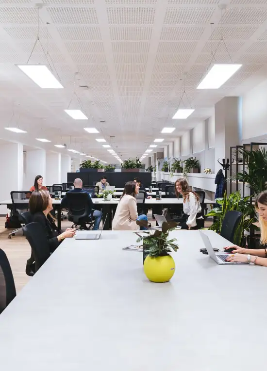 Designers at work in the Logo Makers Pro studio